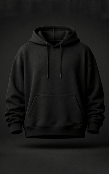 Black Oversized Hoodie