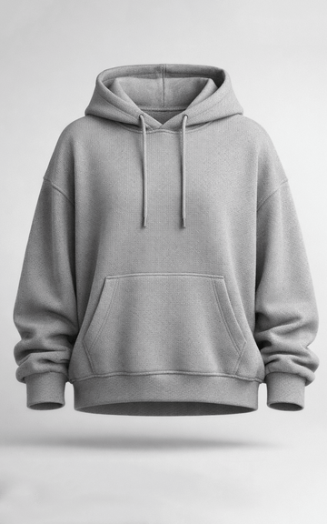 H-Grey Oversized Hoodie