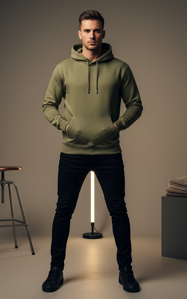 Khaki Hoodie