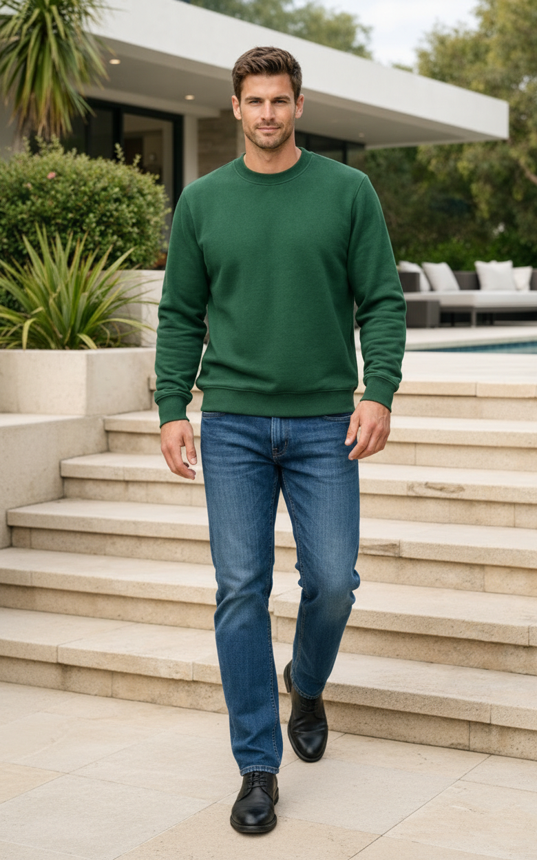 Bottle Green Men's Classic Sweatshirt