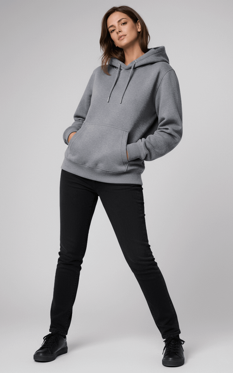 Ash Grey Hoodie