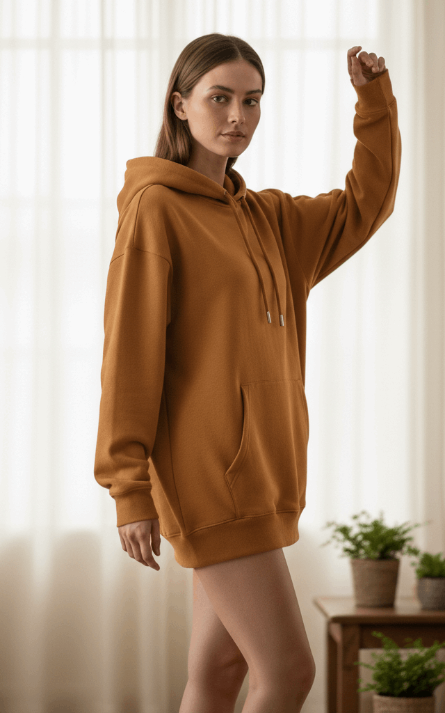 Camel Oversized Hoodie