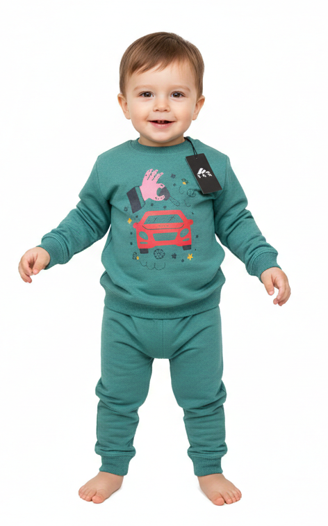 Car Sweat Shirt With jogger For Kid's